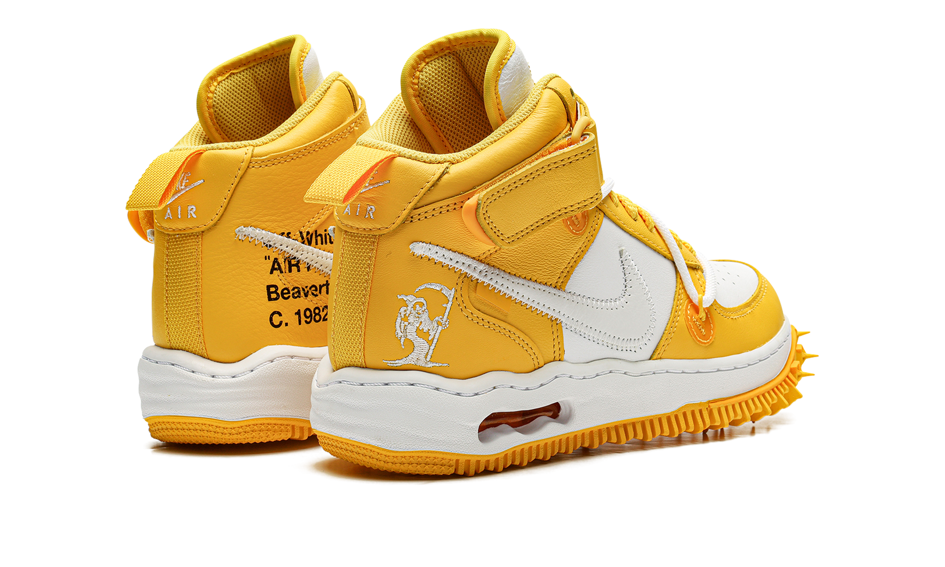 Air Force 1 Mid "Off-White - Varsity Maize"