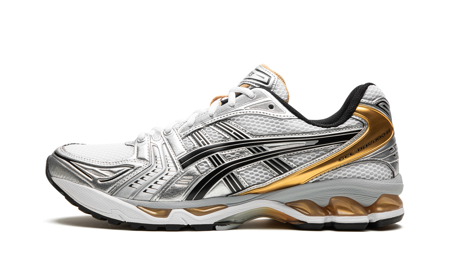 Gel-Kayano 14 "White / Pure Gold"