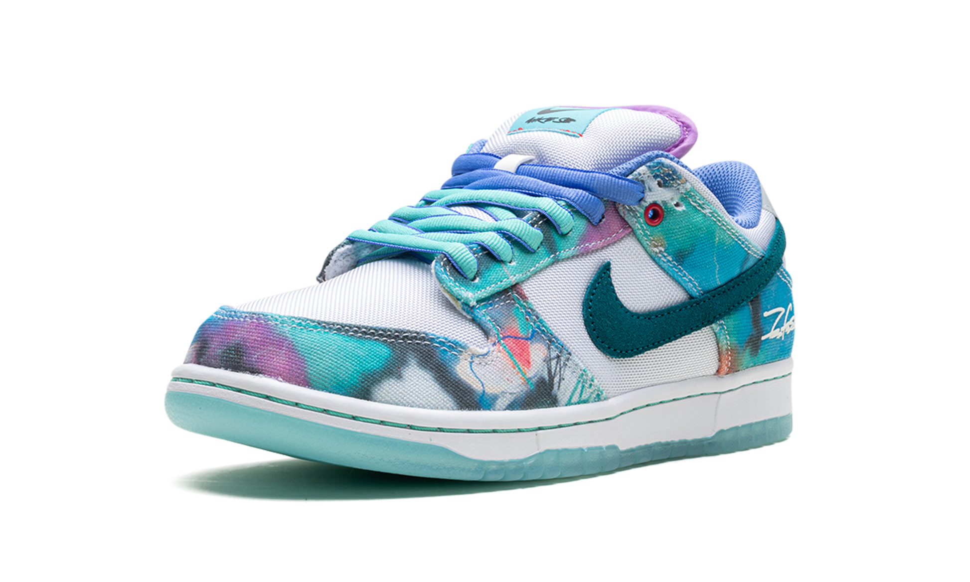 Dunk Low SB "Futura Laboratories - Bleached Aqua"