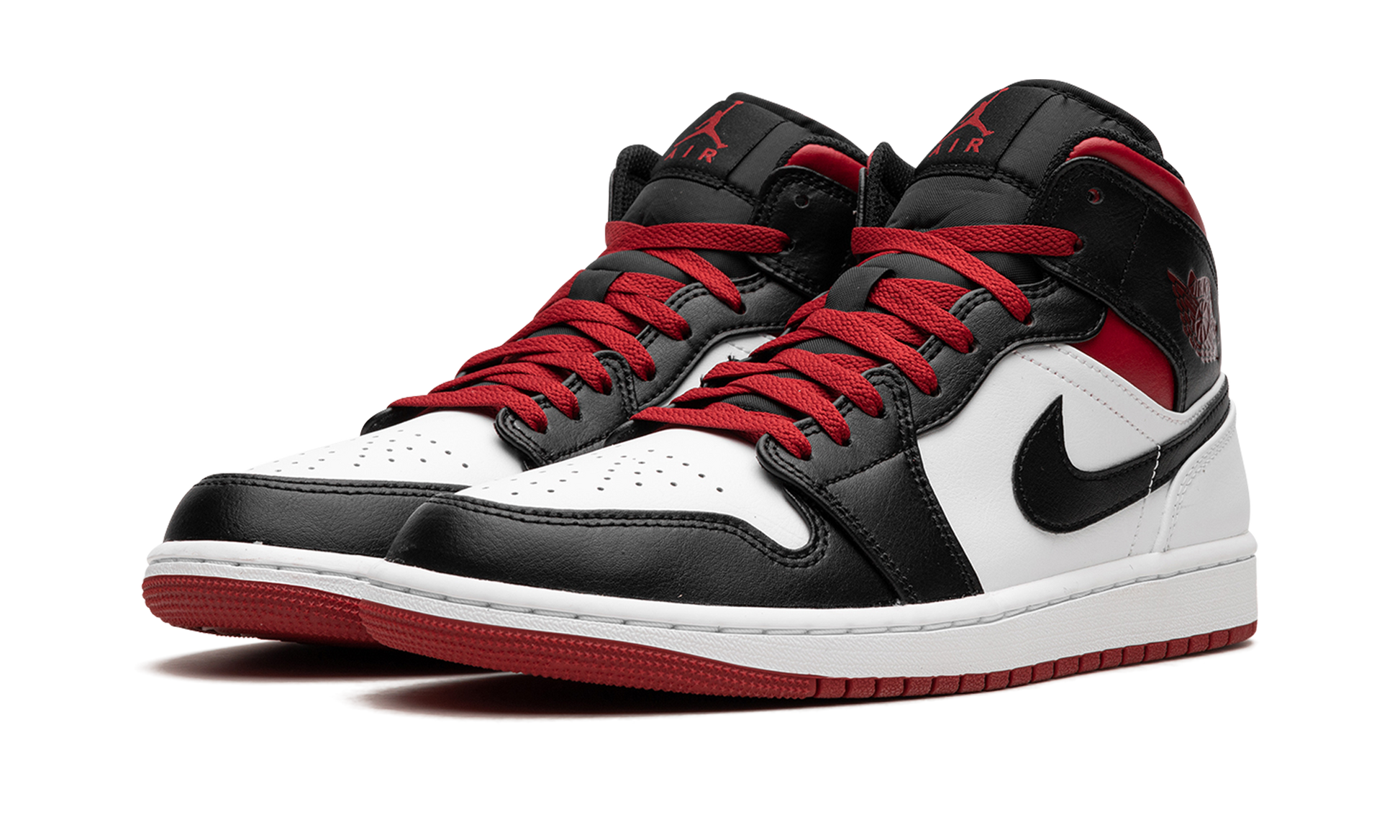 Air Jordan 1 Mid "Gym Red Black Toe"