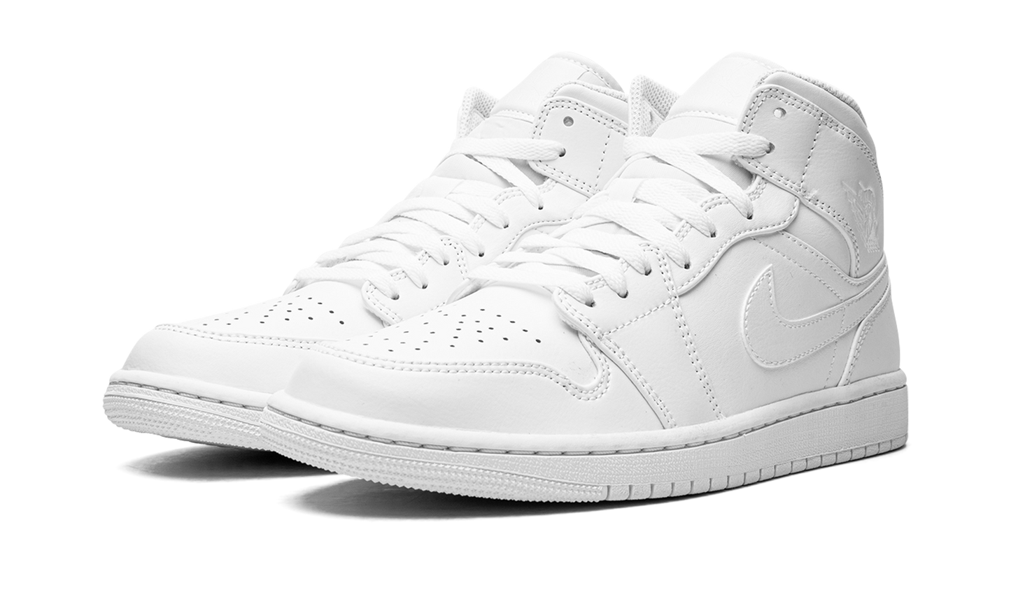 Air Jordan 1 Mid "Triple White"