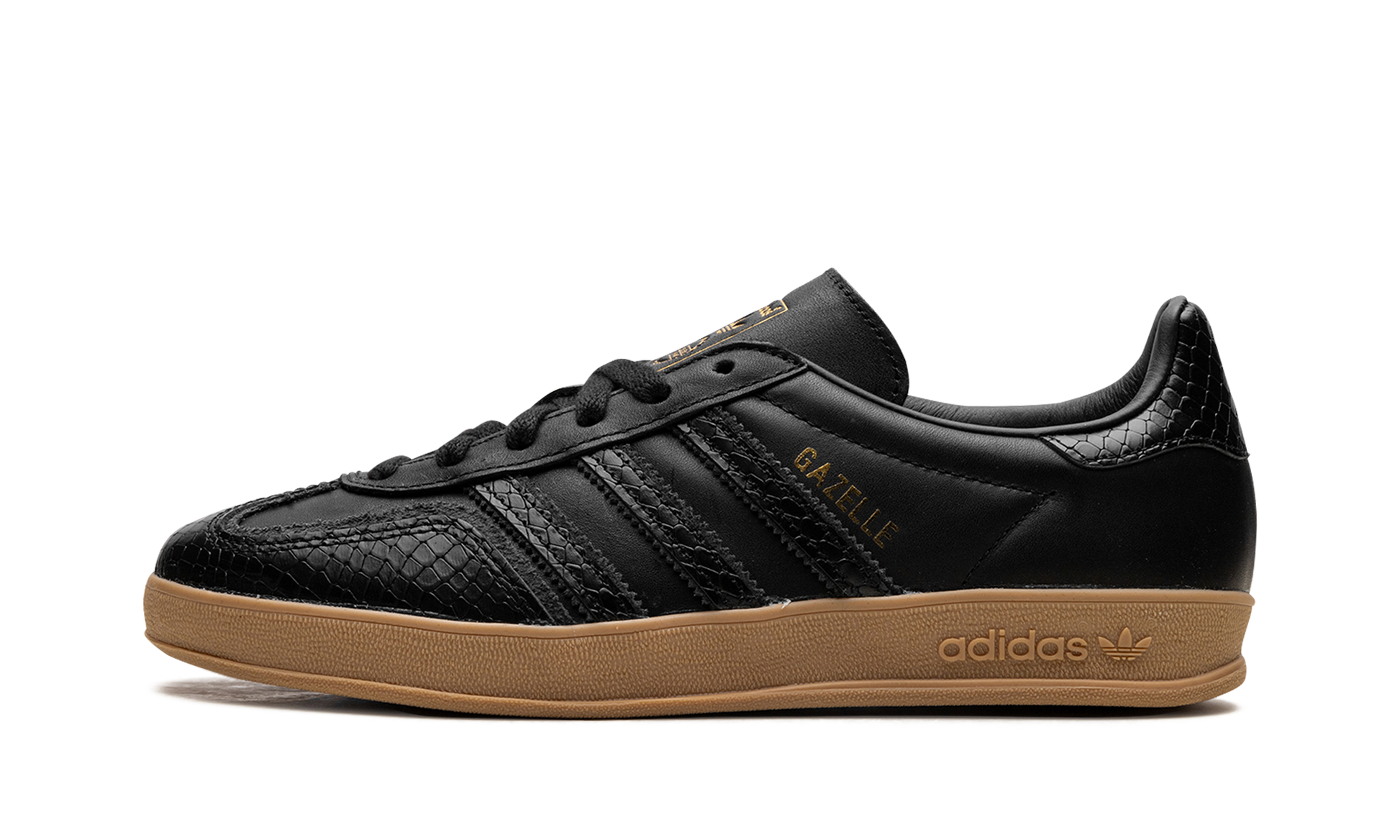 Gazelle Indoor "Core Black Snakeskin"