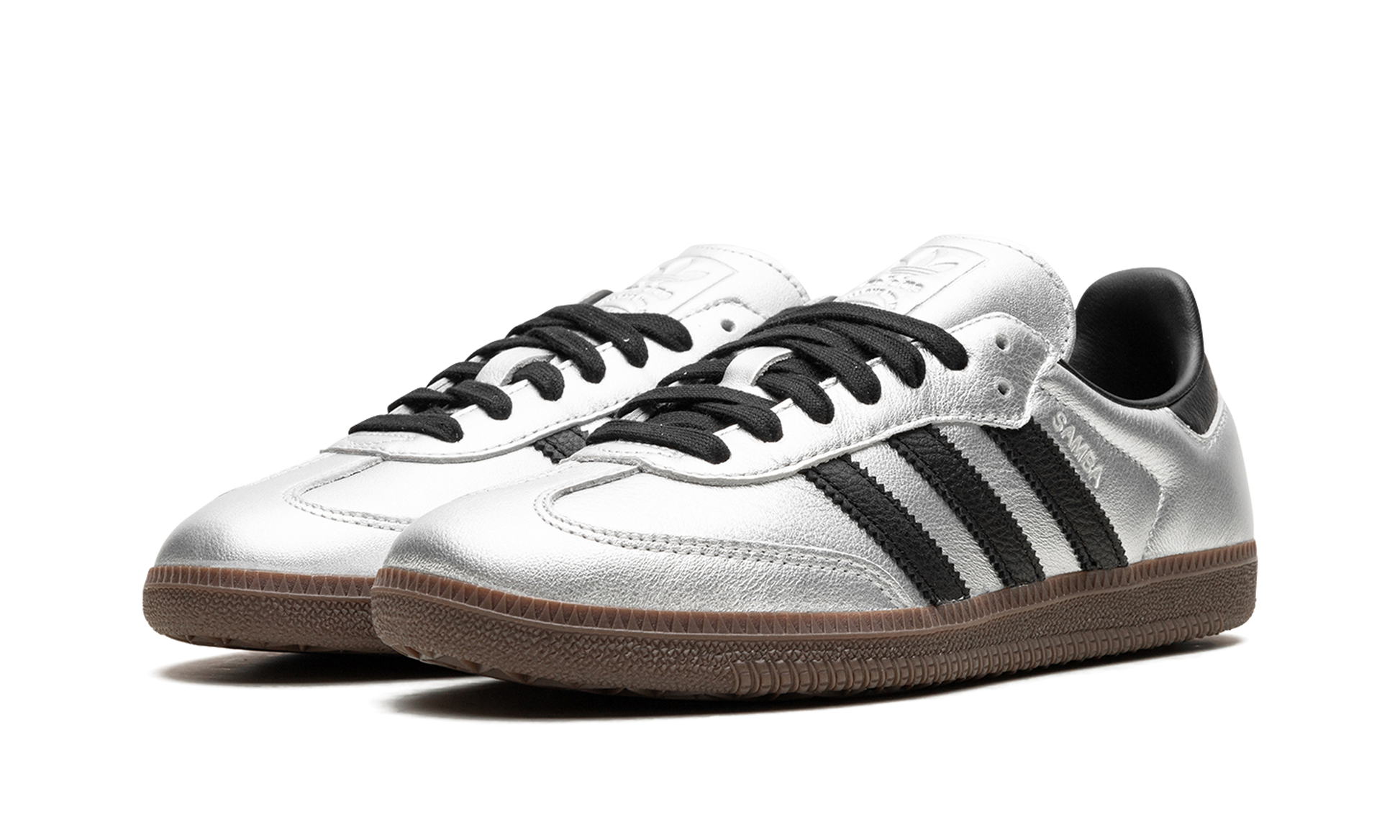 Samba OG WMNS "Silver Metallic Black Gum"