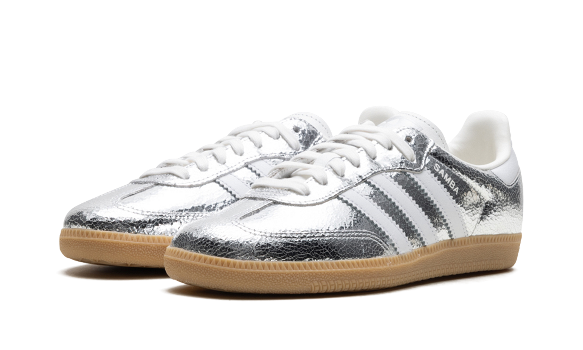 Samba OG WMNS "Silver Metallic Cracked Leather"