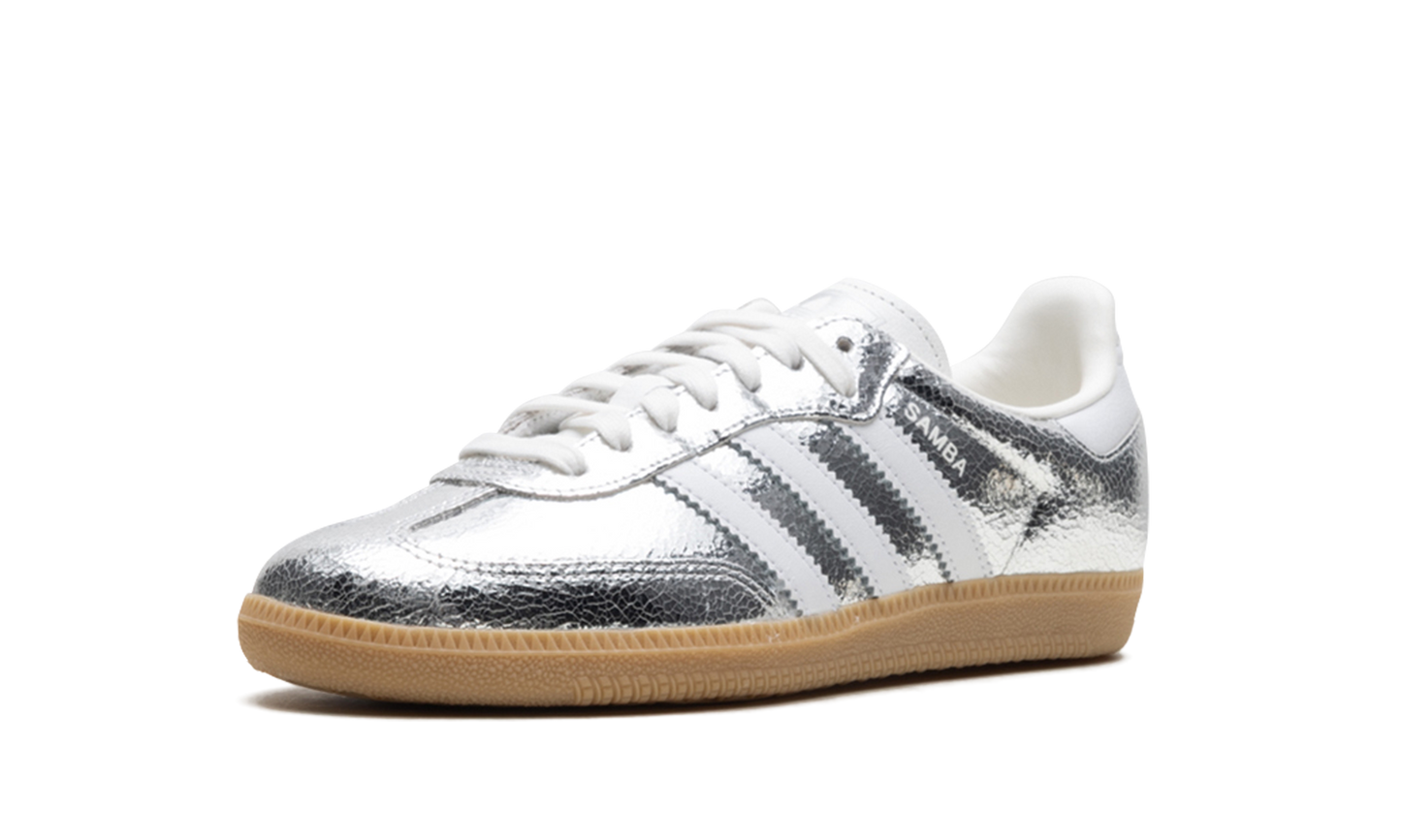 Samba OG WMNS "Silver Metallic Cracked Leather"
