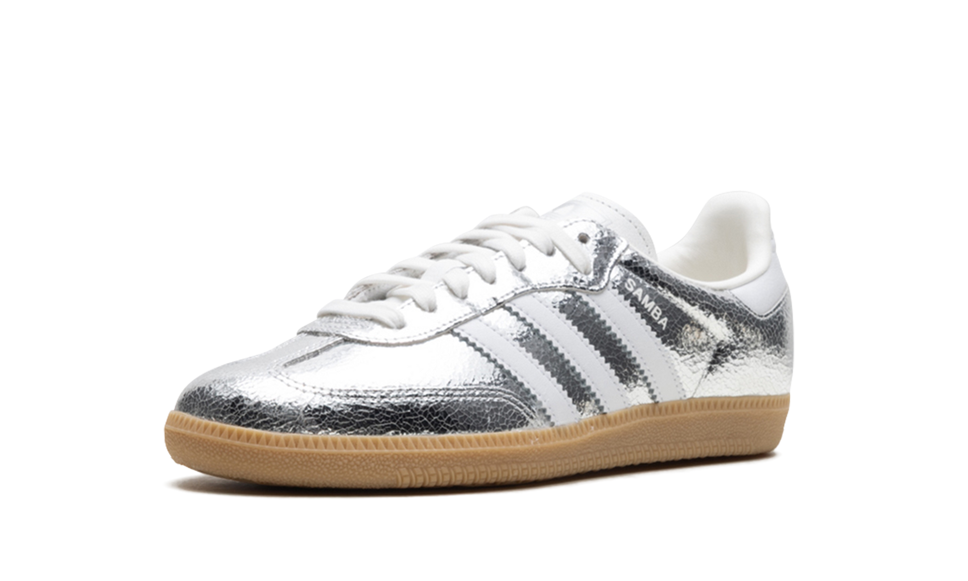 Samba OG WMNS "Silver Metallic Cracked Leather"