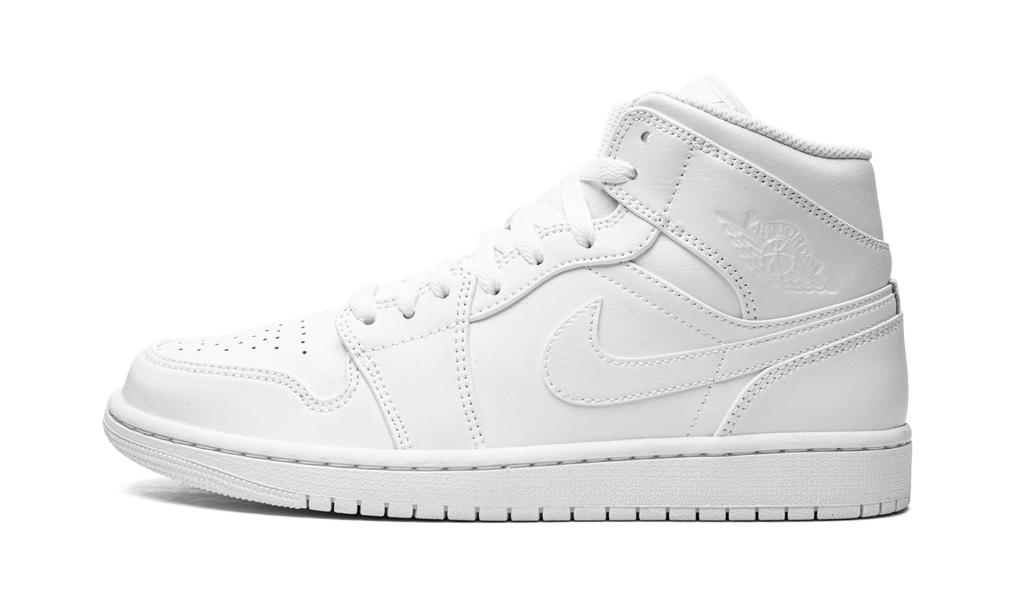 Air Jordan 1 Mid "Triple White"