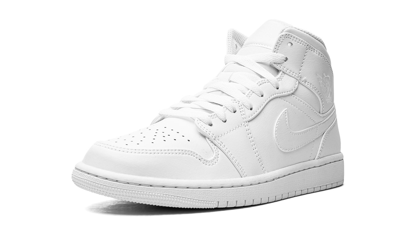Air Jordan 1 Mid "Triple White"