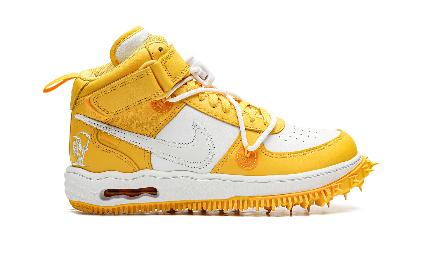 Air Force 1 Mid "Off-White - Varsity Maize"