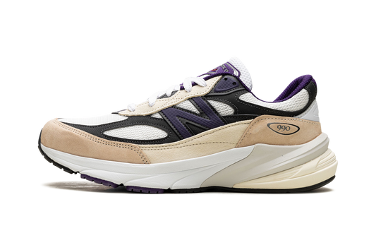 990v6 "Made In USA - Teddy Santis White Black Plum"