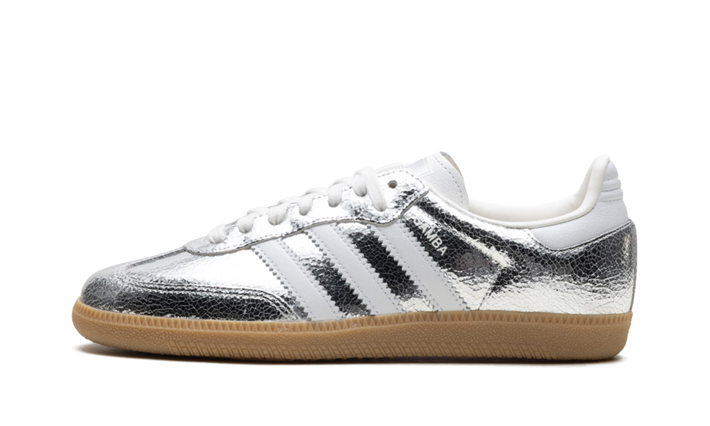 Samba OG WMNS "Silver Metallic Cracked Leather"