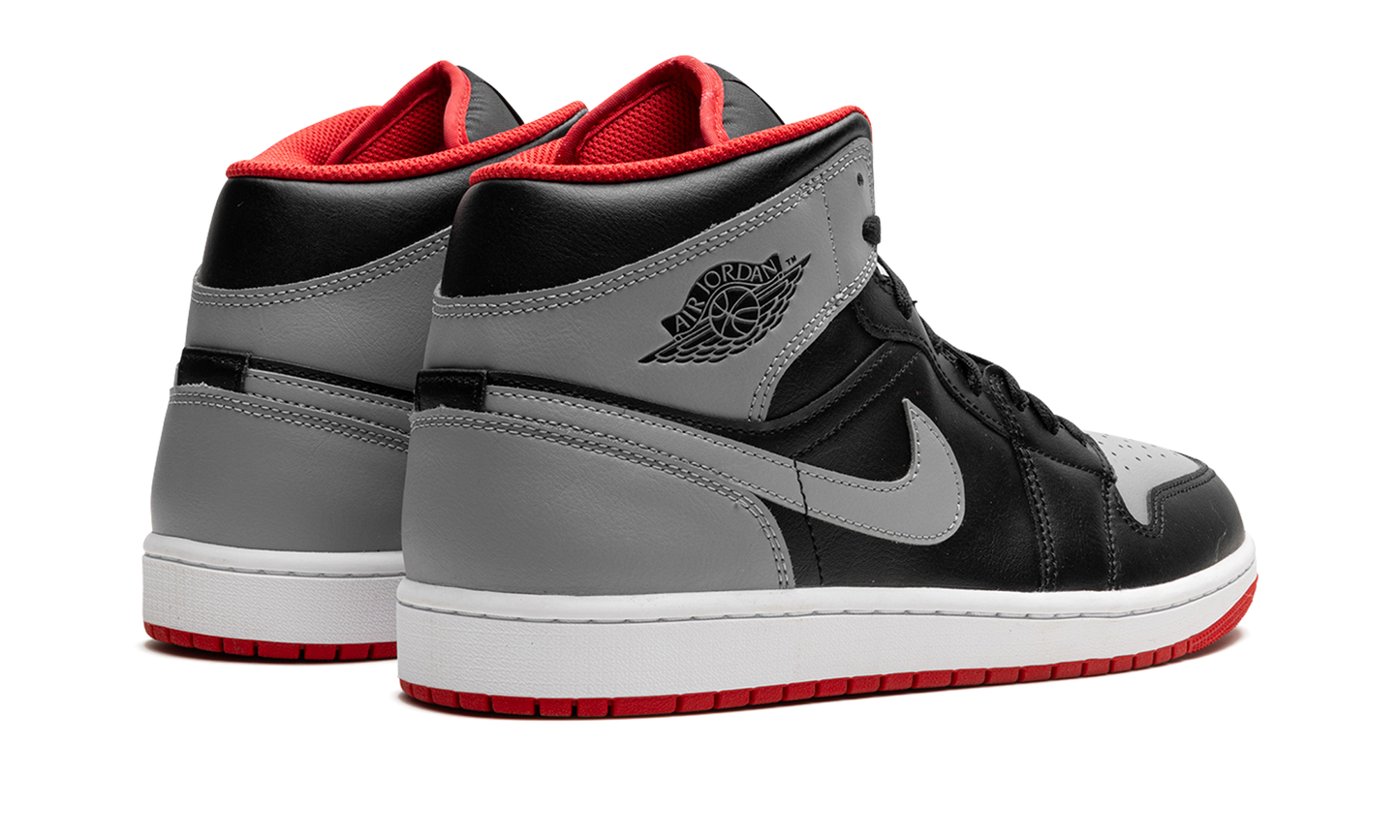 Jordan 1 Mid "Bred Shadow"