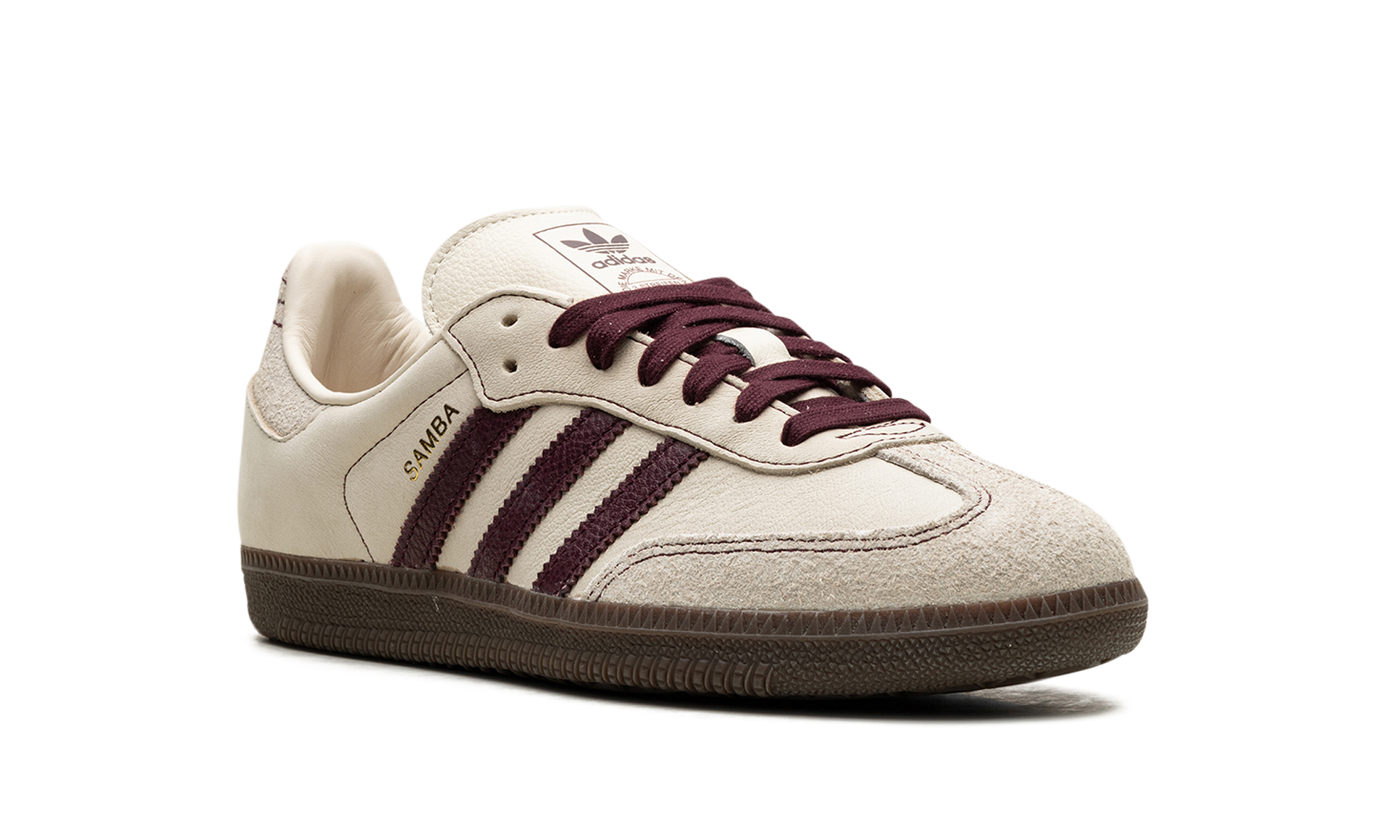 Samba OG WMNS "Wonder White Maroon"