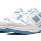 550 "White / Baby Blue"