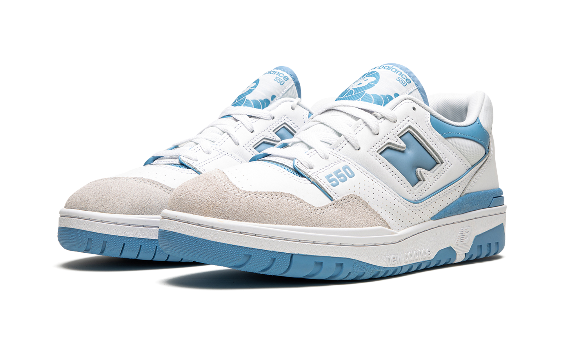 550 "White / Baby Blue"