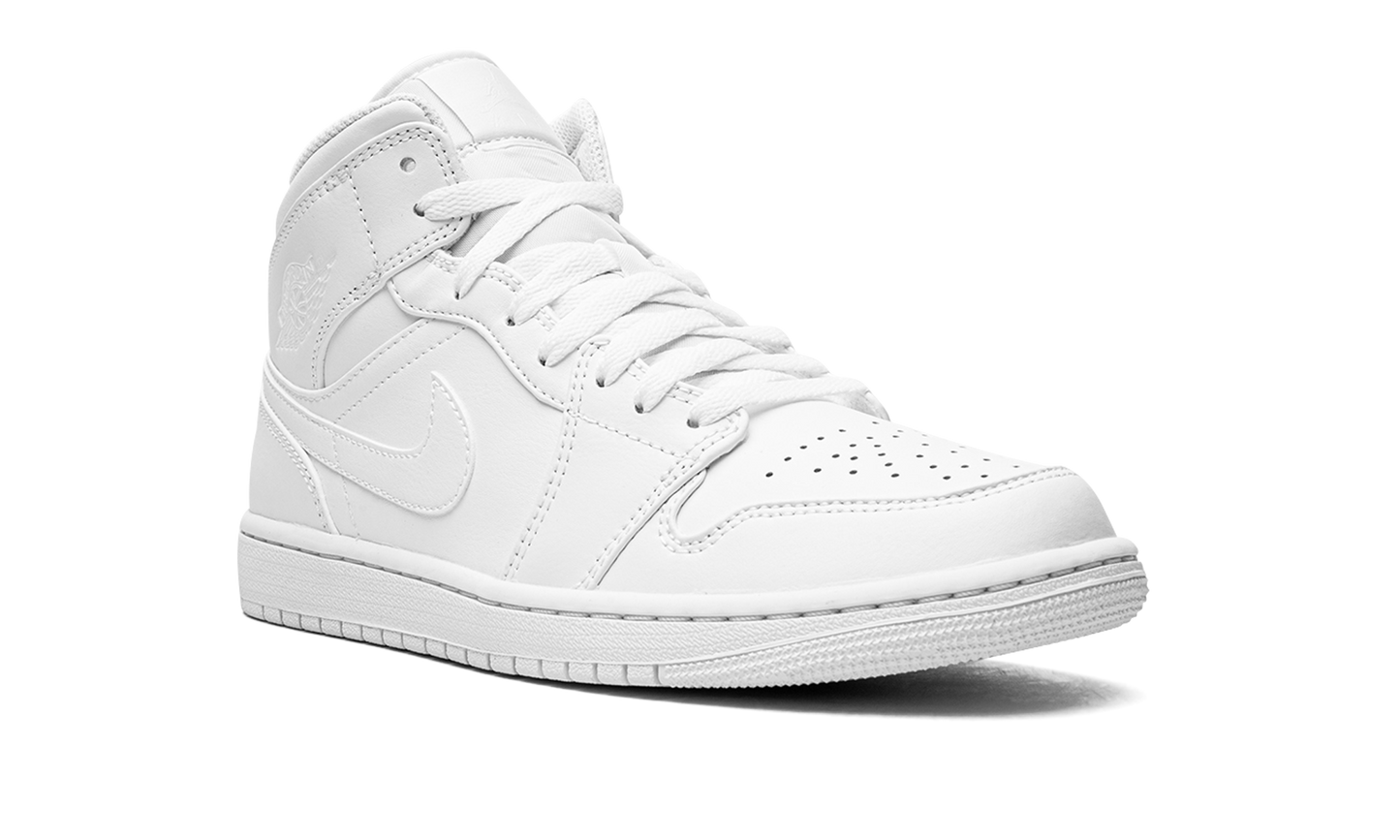 Air Jordan 1 Mid "Triple White"