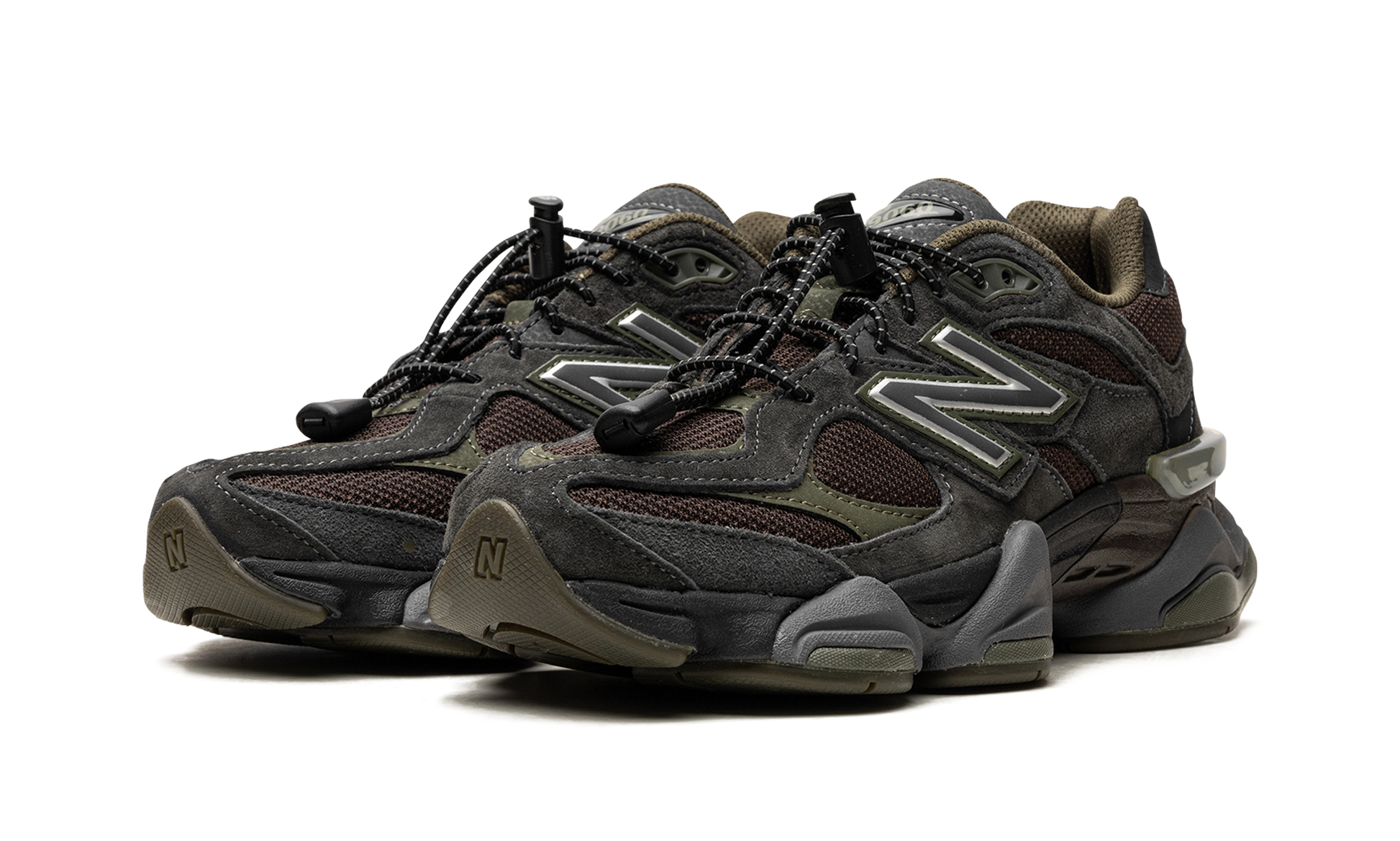 9060 "Blacktop/Dark Moss/Black"