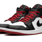 Air Jordan 1 Mid "Gym Red Black Toe"
