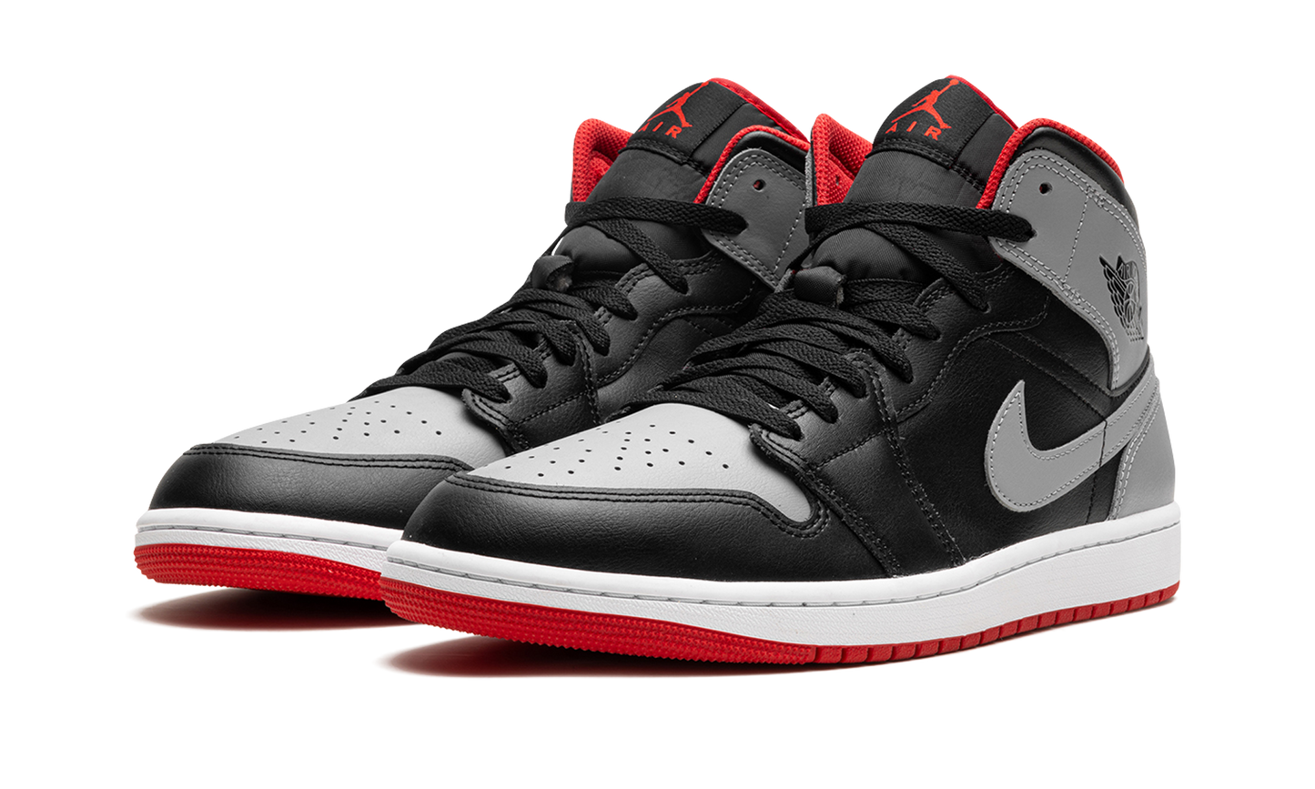 Jordan 1 Mid "Bred Shadow"