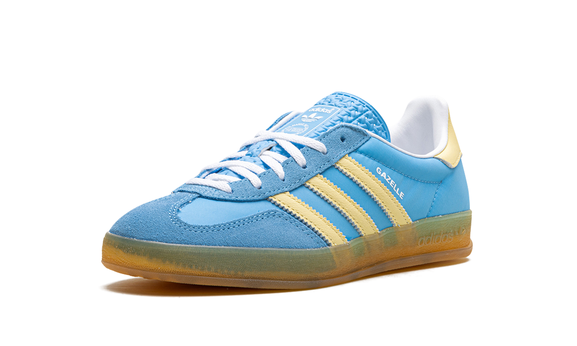 Gazelle Indoor WMNS "Semi Blue Burst Almost Yellow"
