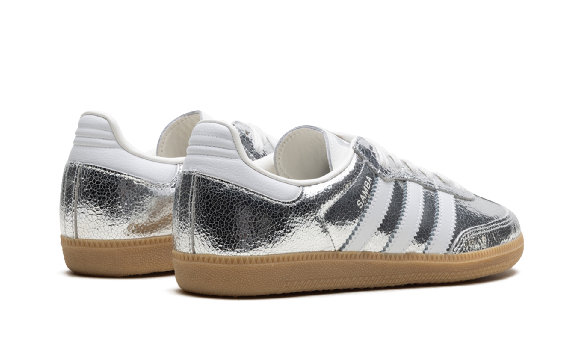 Samba OG WMNS "Silver Metallic Cracked Leather"