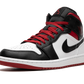 Air Jordan 1 Mid "Gym Red Black Toe"