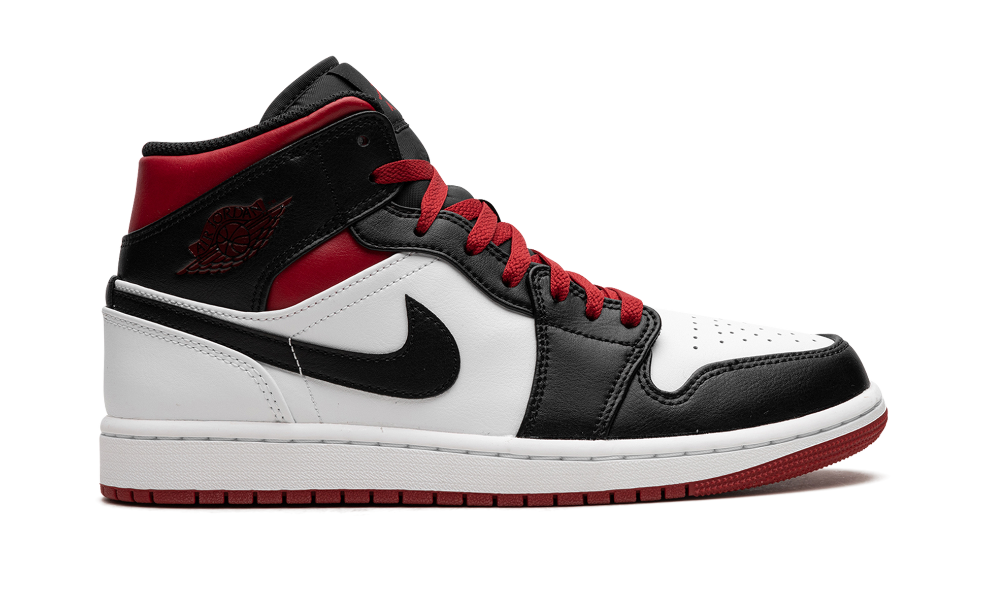 Air Jordan 1 Mid "Gym Red Black Toe"
