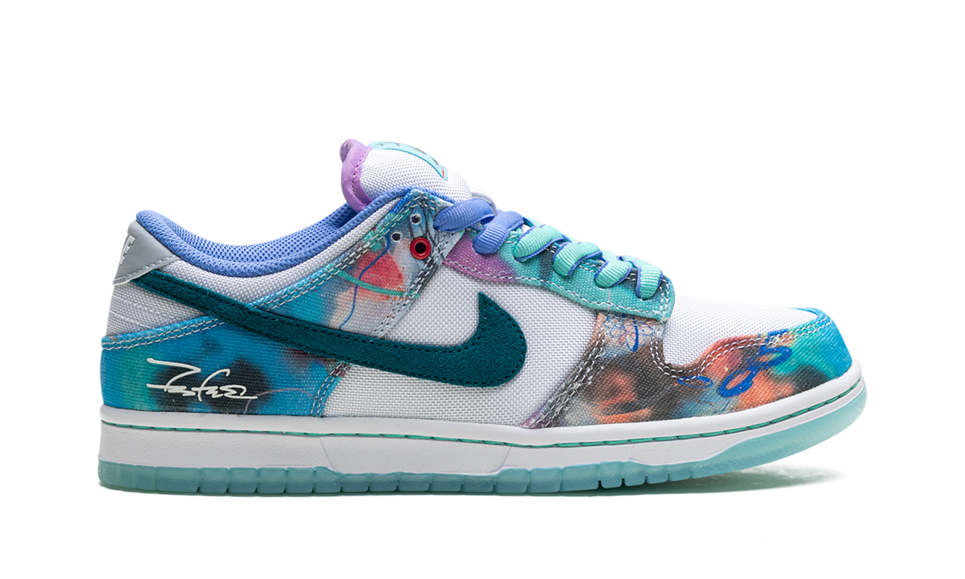 Dunk Low SB "Futura Laboratories - Bleached Aqua"