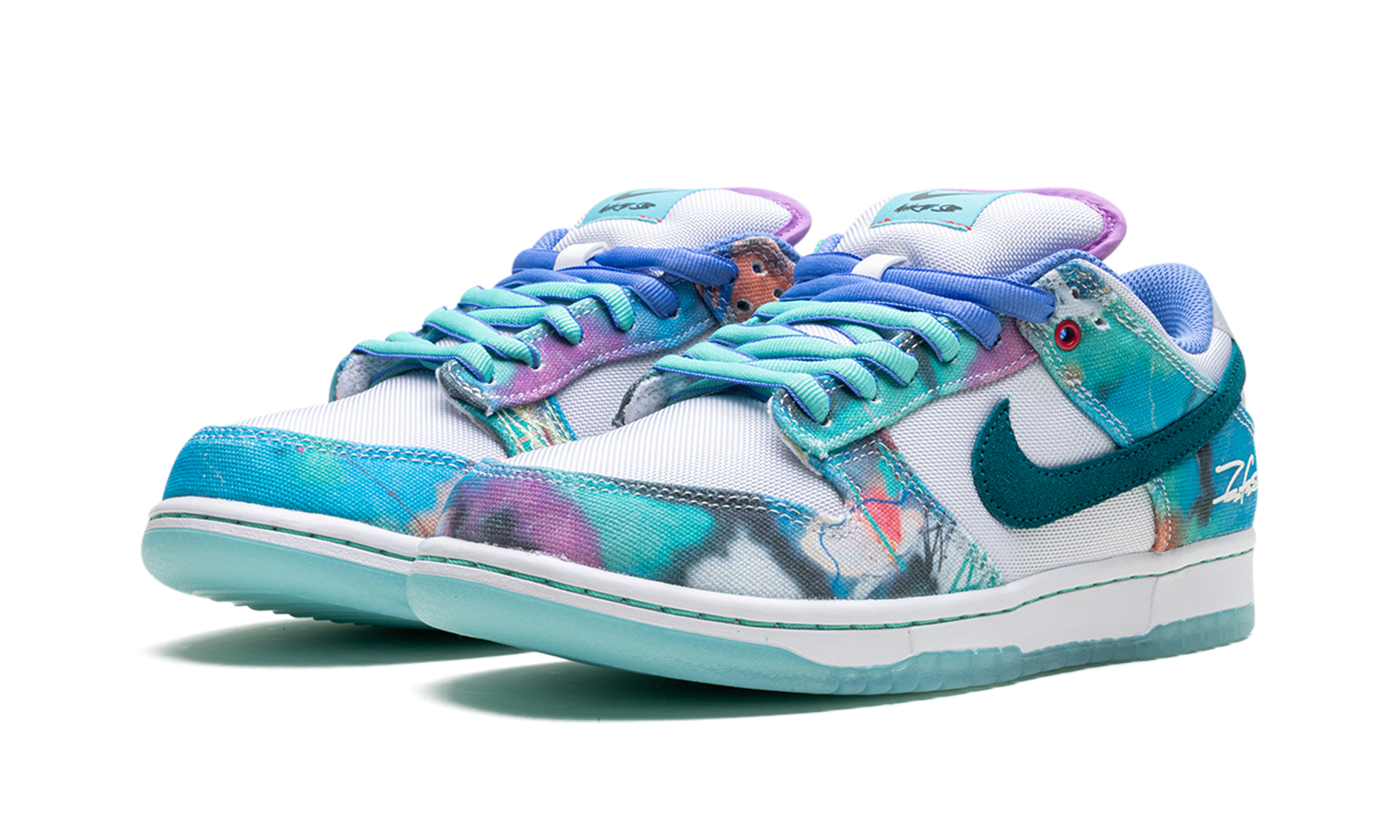 Dunk Low SB "Futura Laboratories - Bleached Aqua"