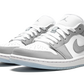 AIR JORDAN 1 LOW WMNS "White / Wolf Grey"