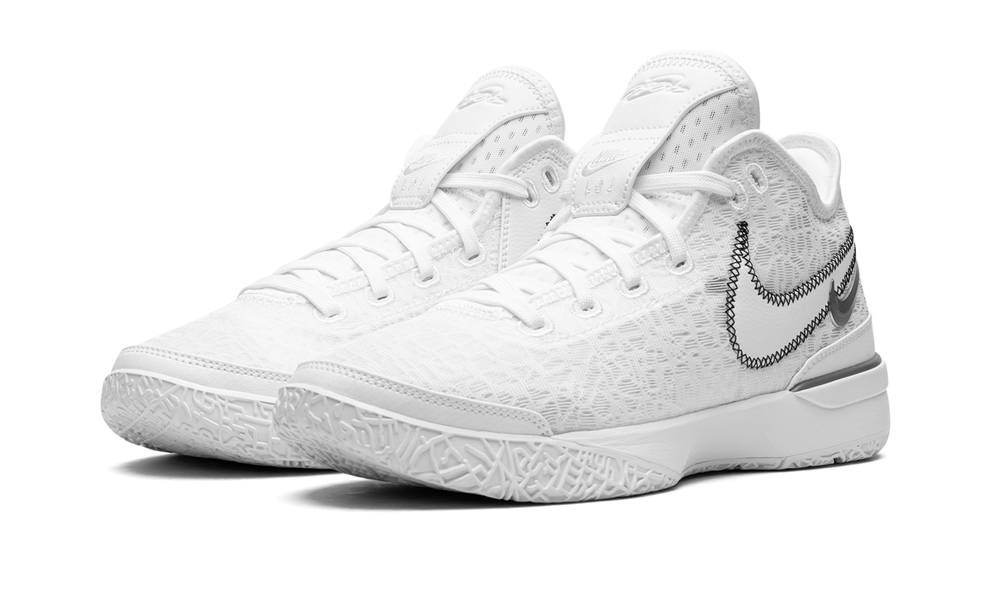 Zoom Lebron NXXT Gen "White / Metallic Silver"