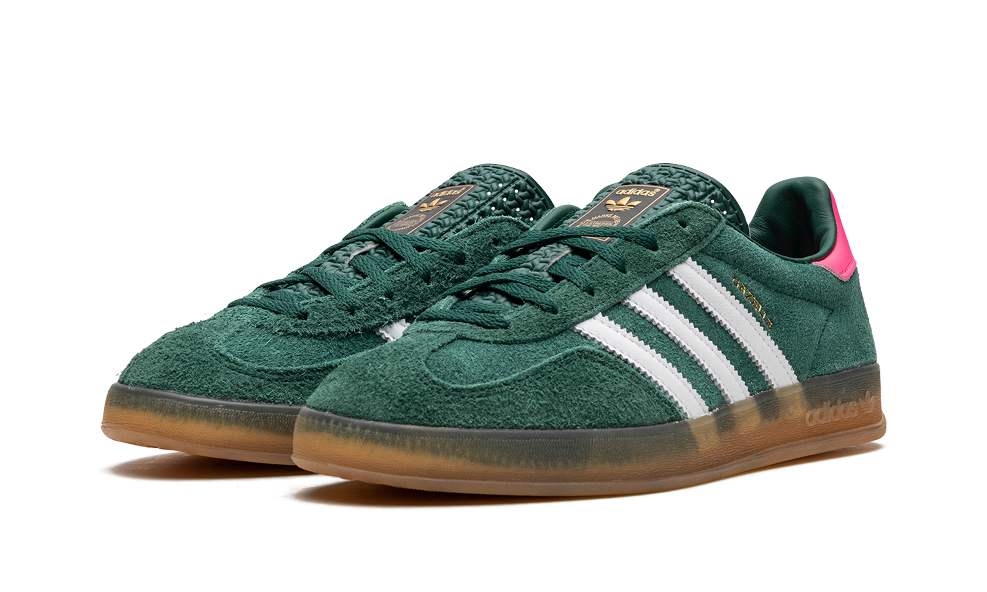 GAZELLE INDOOR WMNS "Collegiate Green / Lucid Pink"